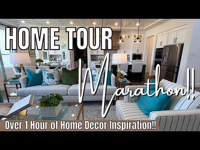 Home Tour Marathon : Over 1 Hour of Home Decor Inspiration - YouTube