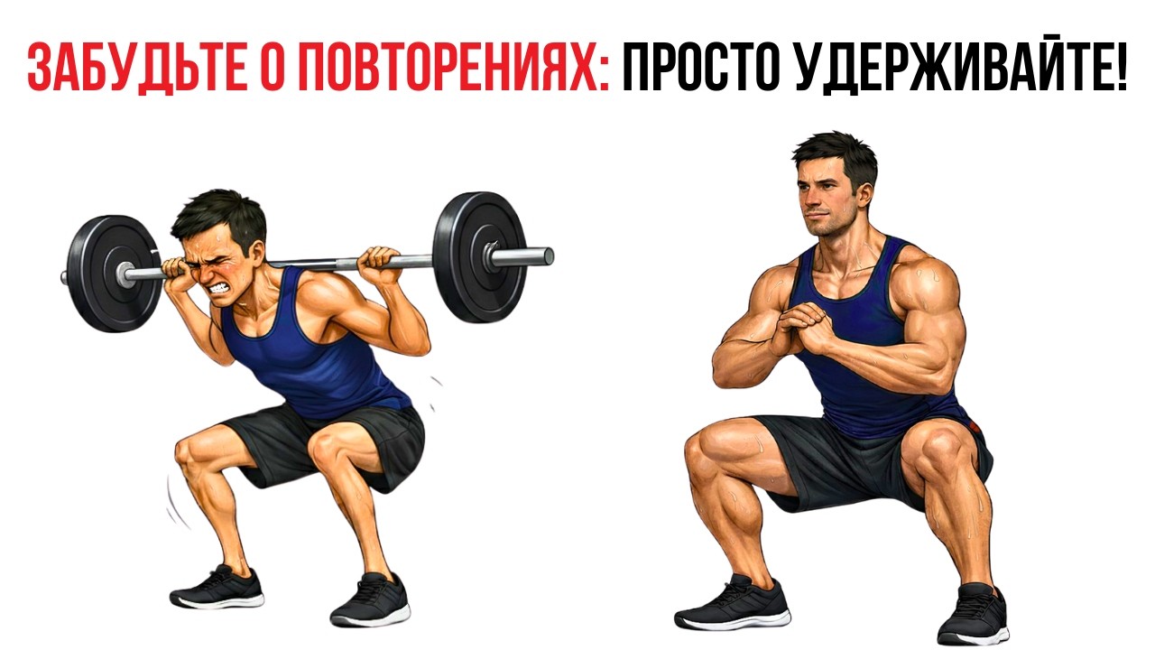 ЭТИ 7 ИЗОМЕТРИЧЕСКИХ УПРАЖНЕНИЙ НАРАЩИВАЮТ МЫШЦЫ БЫСТРЕЕ, ЧЕМ ПОДЪЕМ ТЯЖЕСТЕЙ!