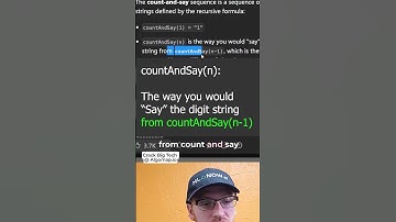 The Most Confusing FAANG Interview Question!   Count And Say - Leetcode 38