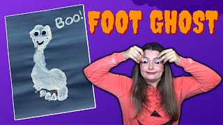 DIY FOOT GHOST CRAFT With Jukie Davie! by Time to Tell a Tale 16,579 views 1 year ago 11 minutes, 19 seconds