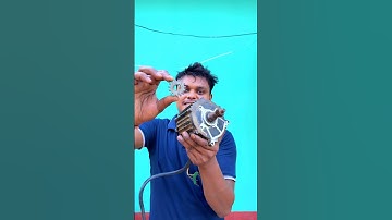 making homemade 220 volt generator+24v motor #shots #project #experiment #sujanexperiment