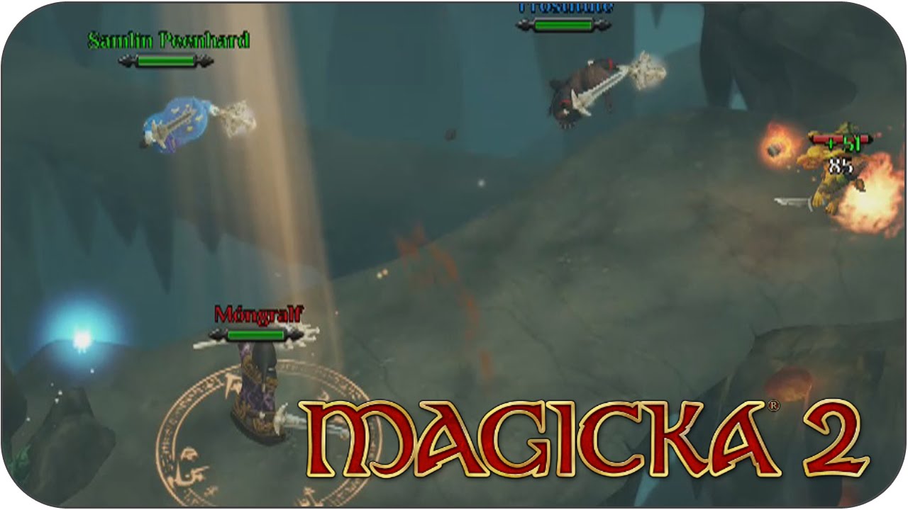 Magicka 2 TEAM KILLING! (4 player co-op)