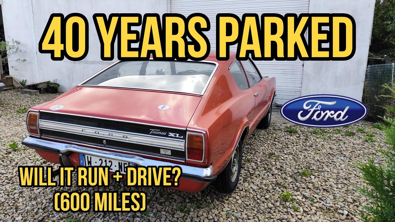 Not Started For 40 Years!  Can I Make This Old Ford Ready For a 600 Mile Road Trip in France?