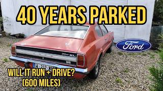 Not Started For 40 Years!  Can I Make This Old Ford Ready For a 600 Mile Road Trip in France?