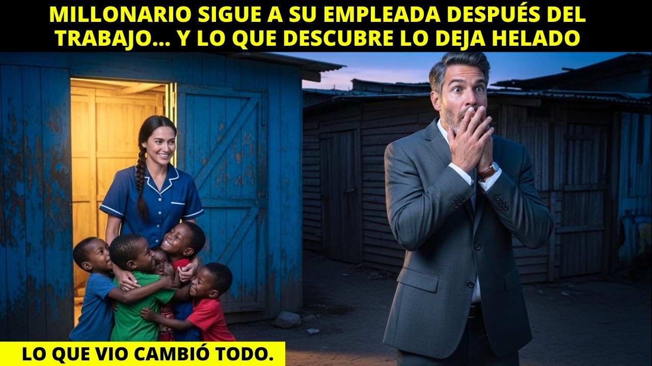 MILLONARIO SIGUE A SU EMPLEADA DESPUÉS DEL TRABAJO… Y LO QUE DESCUBRE LO DEJA HELADO