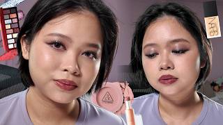 the smoky sparkly purple you've been asking for | yappy grwm + life updates
