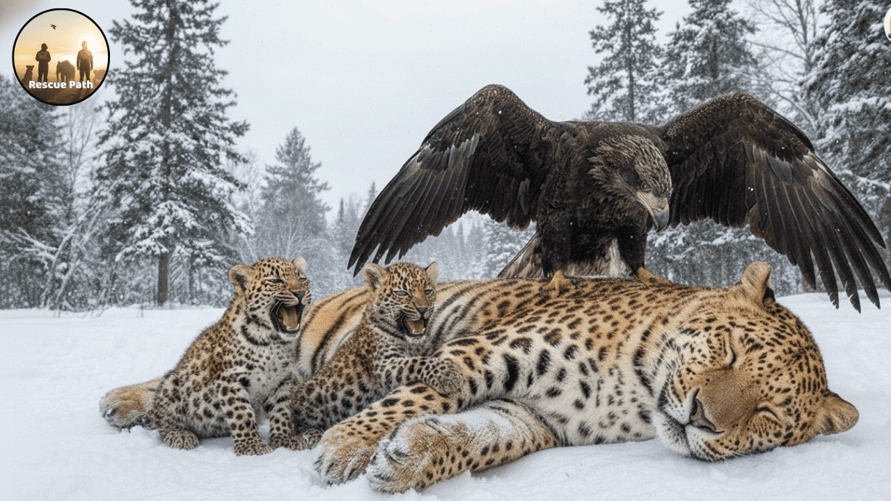 Animal Rescue: An elderly woman saves an injured Leopard cub in Siberia 