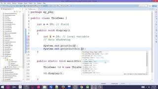 5. this keyword in Java - Pashto