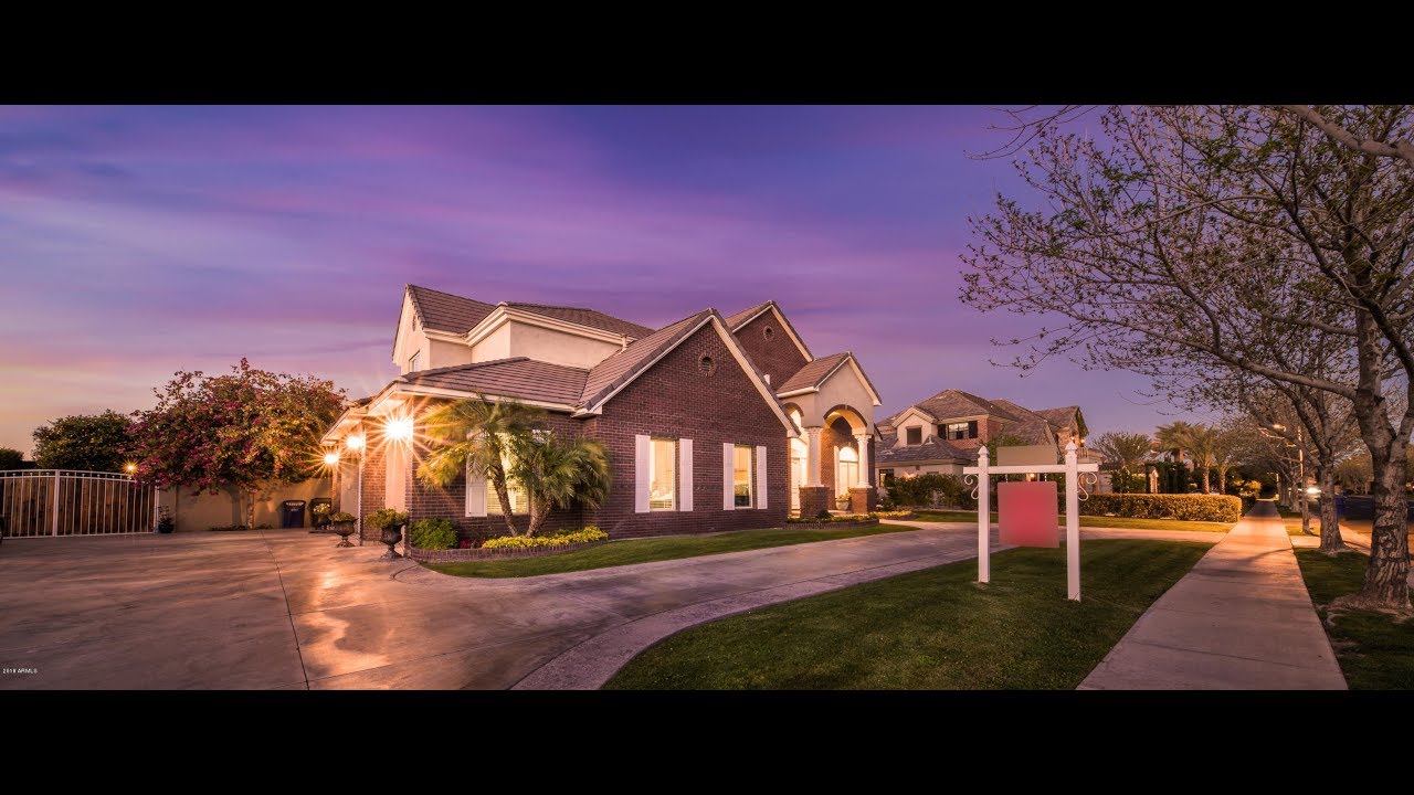 Mesa AZ Luxury Home For Sale One Of A Kind 5 Bed 4.5 Bath Brick Home
