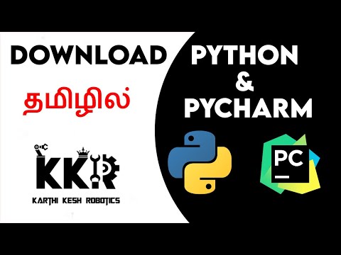 Download python & pycharm|Tamil|Karthikesh Robotics|KKR