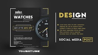 How to create a Social  Media Post with PHOTOSHOP screenshot 1