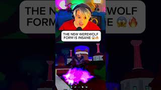 King Deived Transforms Into The WEREWOLF in Blox Fruits 🐺🔥 (New Update Reaction!)