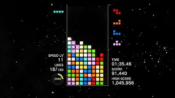 Tetris Effect Zone Marathon SS Rank