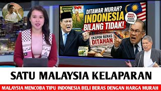 MALAYSIA CRYING OUT ● Malaysia Threatened with Mass Famine Due to Indonesia's Refusal to Help Sen...