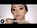 MAQUIAGEM COMPLETA PARA FESTAS | PASSO A PASSO COMPLETO OLHOS E PELE