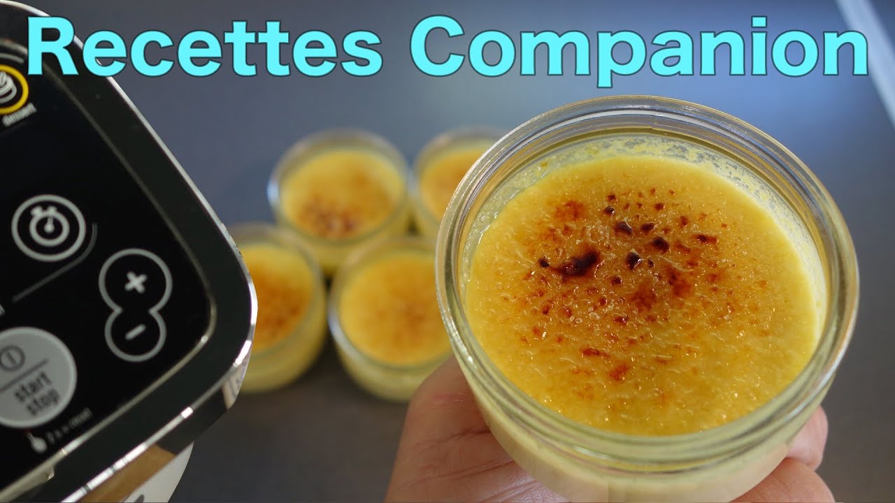 Crèmes brûlées - Brice RC Recettes Companion