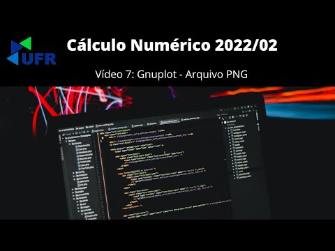 Vídeo 7: Gnuplot - Arquivo PNG