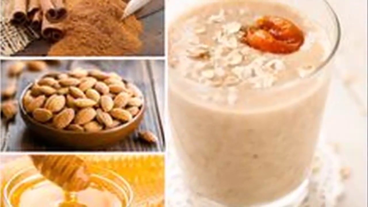 Pineapple banana oat smoothie