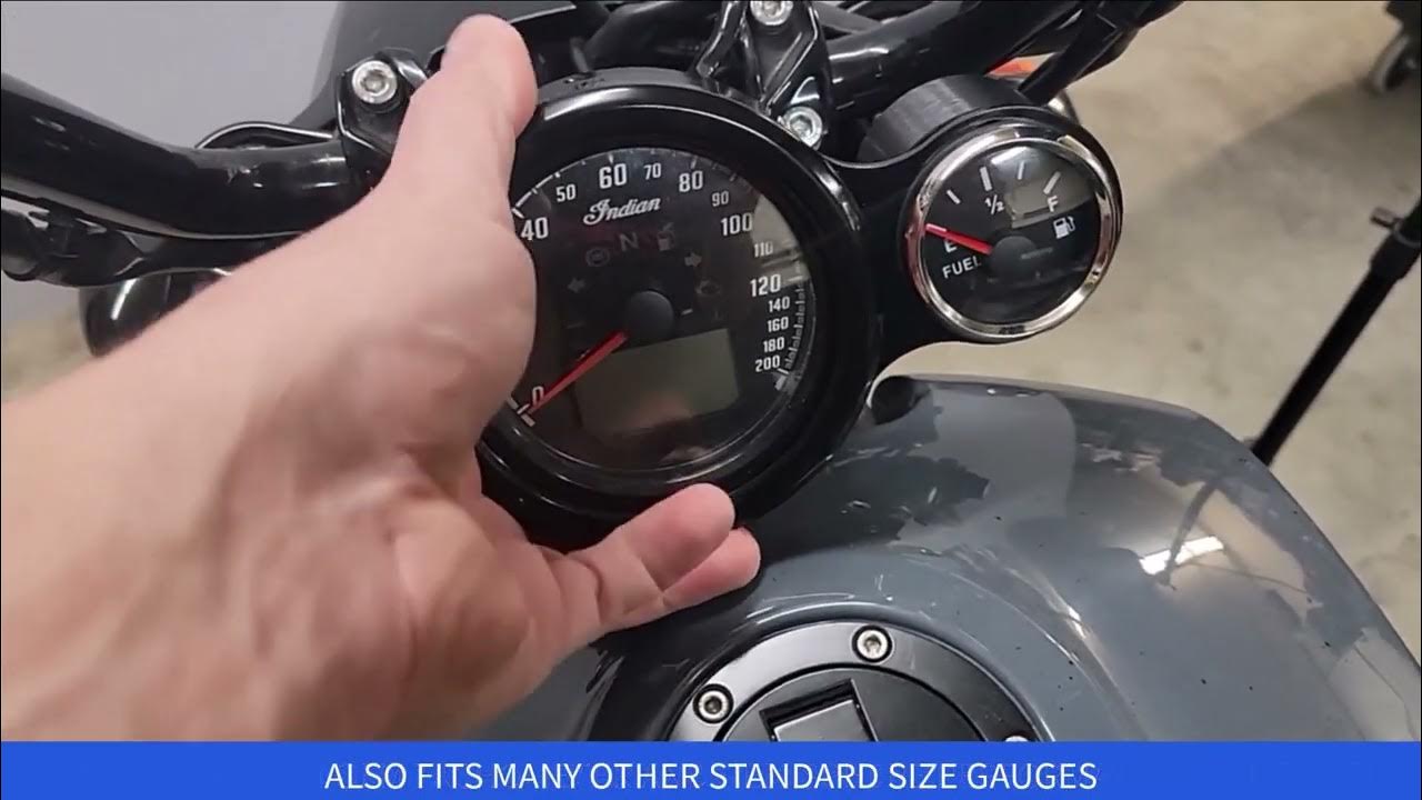 Scout Easymount Fuel Gauge and Tachometer Bezel YouTube