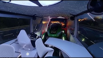 Mind BLOWING: Space-Bus Autonomous Self Driving Vehicle Command Station Kar-go