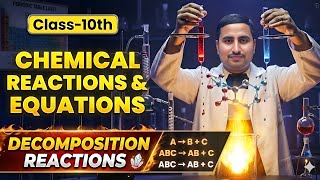 Chemical Reactions & Equations: Decomposition Reaction (Concept +Examples)| Class 10 #science #cbse