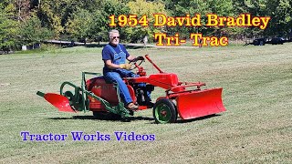 1954 David Bradley Tri- Trac Garden tractor, Sold by SEARS, features a Wisconsin 7 horse power motor Wealth