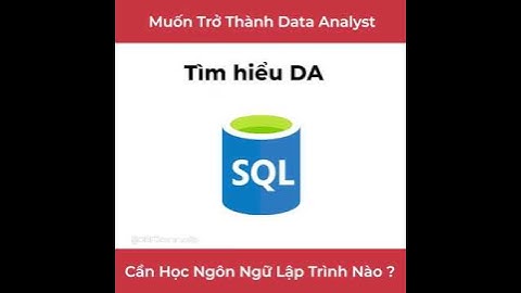 Học Data Analyst cần học ngôn ngữ lập trình gì? #shorts
