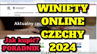 Jak kupić winiety online na Czechy 2024 na stronie edalnice.cz? Chorwacja samochodem #winiety