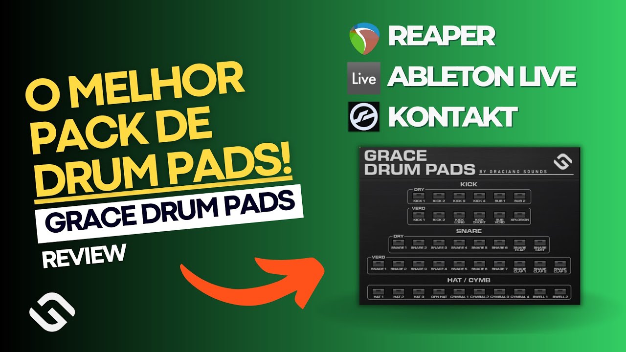 O MELHOR PACK DE DRUM PADS! | Grace Drum Pads - REVIEW