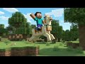 ستيف يركب اللاما ويقفز فوق الوادي في مغامرة مجنونة داخل عالم ماينكرافت  لحظة لا ت نسى أبد ا في لحظة  حالتي