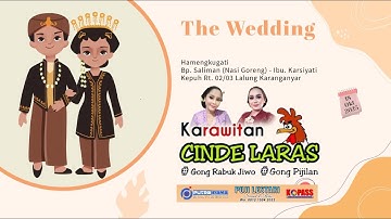 LIVE Karawitan CINDE LARAS Gong Balap 1500cc - PUJI LESTARI Audio & WO - Wedding   (18 Oktober 2025)