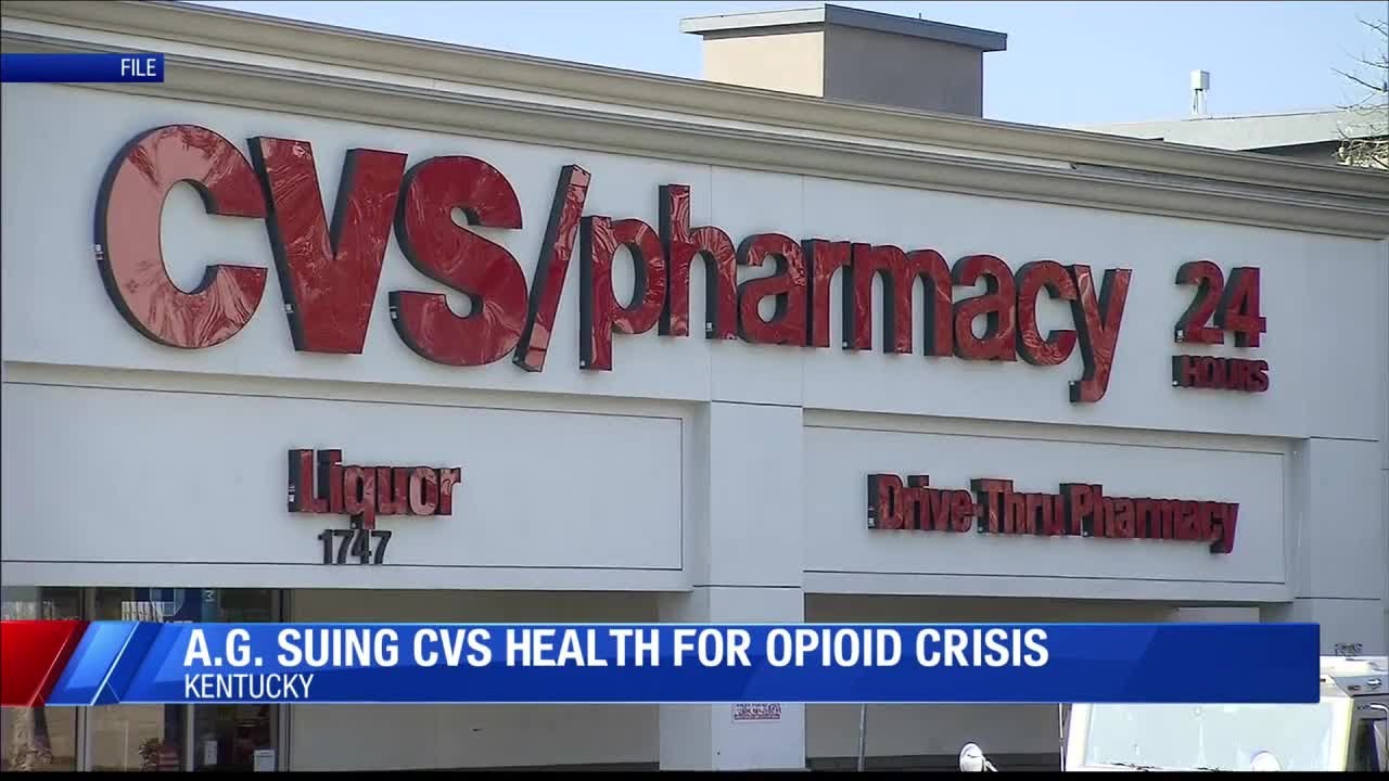 Kentucky AG sues CVS Health over state’s opioid problems YouTube