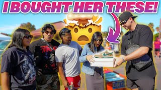I BOUGHT HER SHOES AT KOBEY'S SWAP MEET!!! *$20,000 SPENT CASHING OUT ON SNEAKERS*