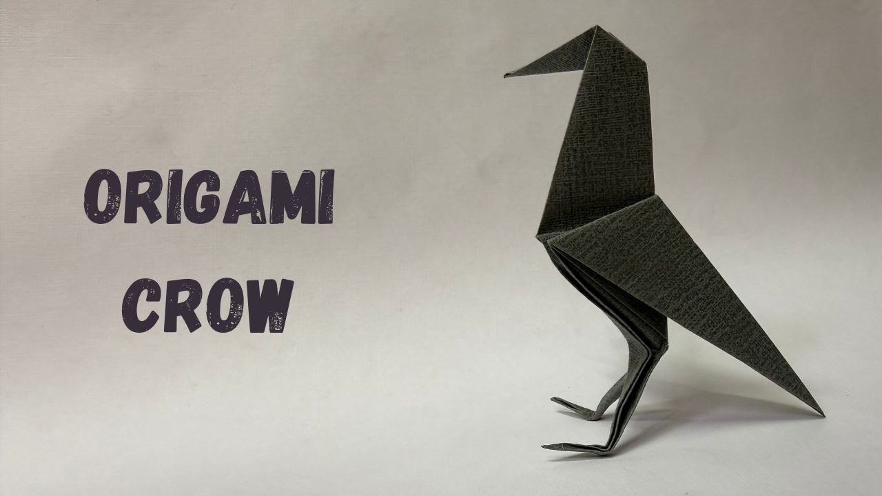 Origami Crow | How to Make Paper Crow Step by Step Tutorial | InnoVatioNizer 