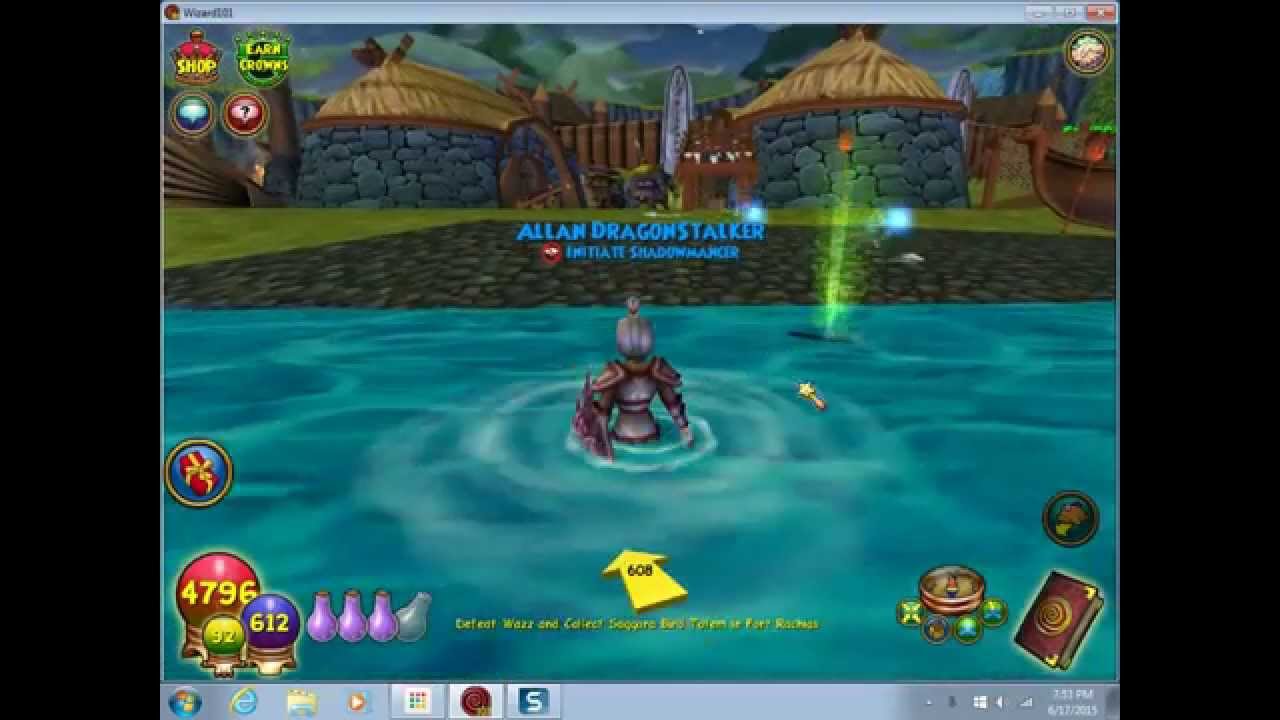 Wizard 101 Fish Todd Pole