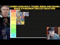 Sammyjalldaway trump biden and obama make a pokemon tier list reaction