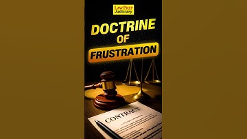 What is Doctrine of Frustration in contract law #shorts