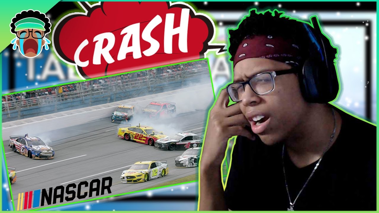 Kry Reacts to NASCAR at Talladega Superspeedway Big Wrecks