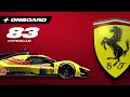 LIVE QUALI Onboard car #83 for 6 Hours of São Paulo | Ferrari Hypercar