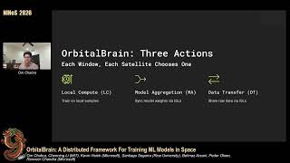 OrbitalBrain A distributed Framework For Training ML Models in Space