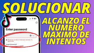 How to fix the TikTok error 'The maximum number of attempts has been reached'