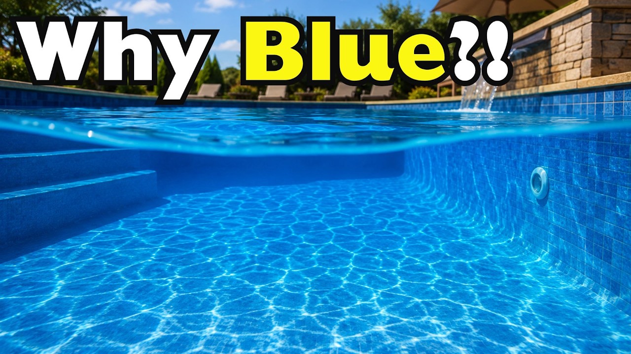 Why Swimming Pools Appear Blue