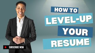 Level-Up Your Resume webinar