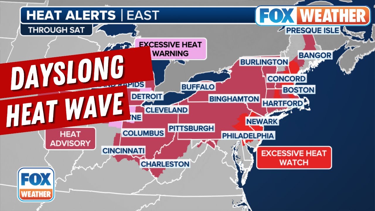 Dangerous, Dayslong Heat Wave In Full Force Across Eastern Half Of U.S ...