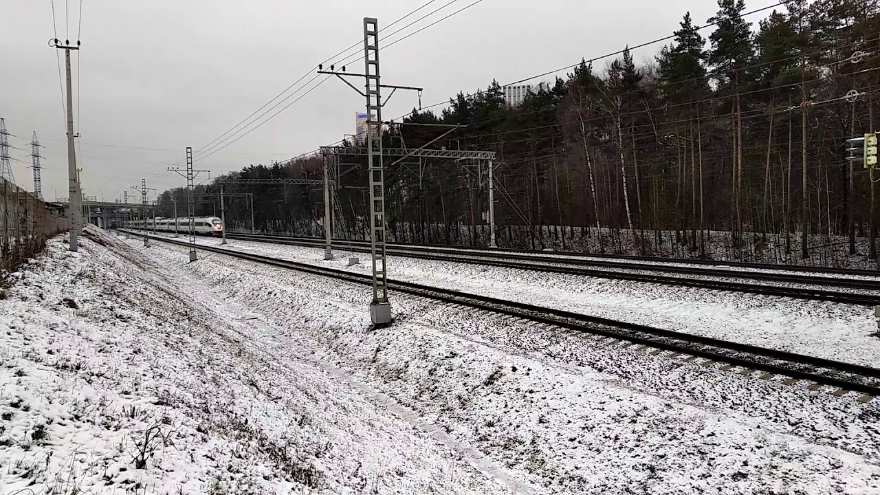 "Сапсан" ЭВС1-012,013 летит в Санкт-Петербург