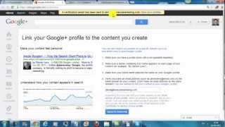How to set up Google Authorship