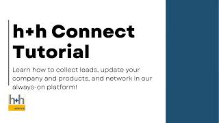 h+h connect Exhibitor Overview Video screenshot 4