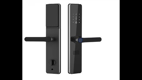 [Tuya Smart] Hướng dẫn cài đặt khoá vân tay Tuya F8 Pro Wifi