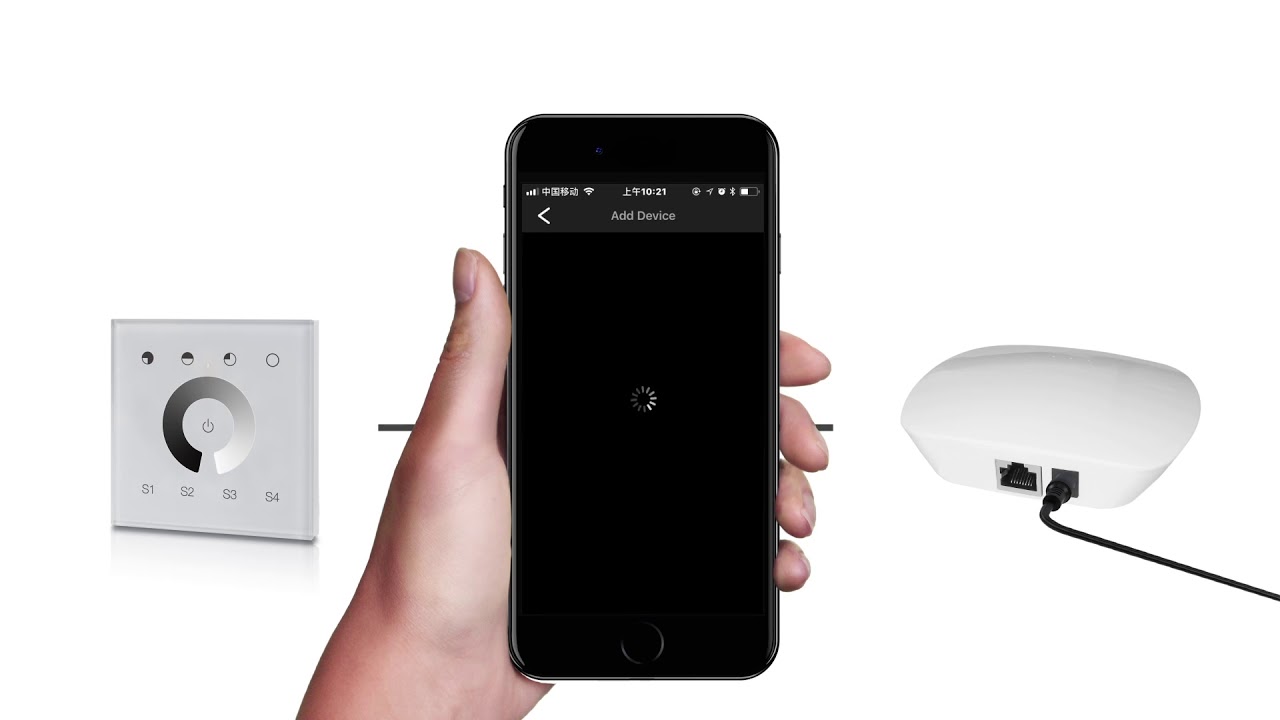 ZWave LED Dimmer SRZV9101FADIM and Single Group Wall Controller SR