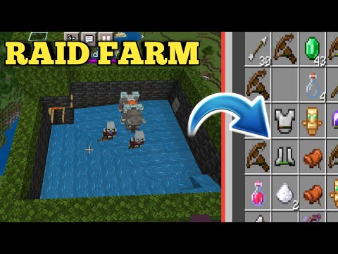 HOW TO Make A Raid Farm in 1.17|full working Raid farm - YouTube